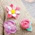 Knitted Flower Brooches Knitting Pattern