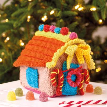Gingerbread House Knitting Pattern