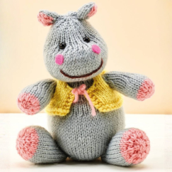 Simple Hippo Knitting Pattern - Knitting Pattern