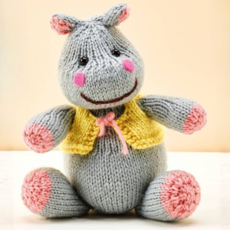 Simple Hippo Knitting Pattern Knitting Pattern