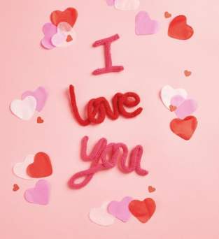 I Love You I-Cord Lettering Knitting Pattern Knitting Pattern