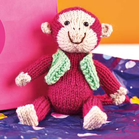 Monkey Toy Knitting Pattern