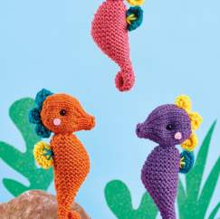 Seahorses Knitting Pattern