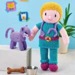 Knitted Vet Doll Knitting Pattern