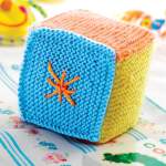 Easy Embroidered Baby Blocks Knitting Pattern Knitting Pattern