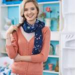 Classic Button-Front Cardigan Knitting Pattern Knitting Pattern