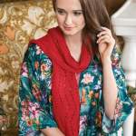 Knitted lace scarf Knitting Pattern