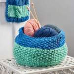 Easy Chunky Storage Knitting Pattern