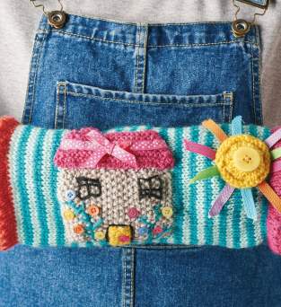 Knitted Sensory Twiddlemuff Charity Knitting Pattern Knitting Pattern