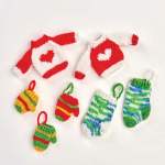 Mini Christmas Knitwear Decorations Pattern Knitting Pattern