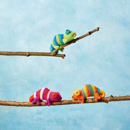 Mini Chameleons Knitting Pattern