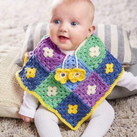 Baby Poncho crochet Pattern