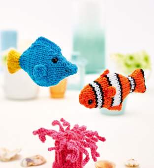 Clown Fish and Friends Knitting Pattern