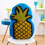 Pineapple cushion Knitting Pattern