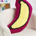 Banana cushion Knitting Pattern