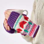 Fox Fingerless Mittens Knitting Pattern Knitting Pattern