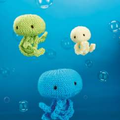 Jellyfish Trio Knitting Pattern