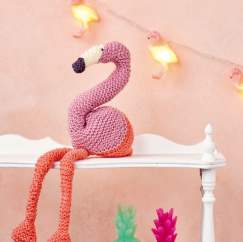 Fancy Flamingo Knitting Pattern