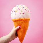 Ice Cream & Ice Lolly Cushion Knitting Pattern Knitting Pattern