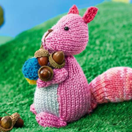 Squirrel Toy Knitting Pattern