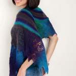 Colourful Lace Shawl Knitting Pattern
