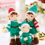 Mini Christmas Elves Knitting Pattern