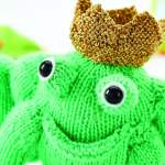 Albert Frog Prince Knitted Toy Knitting Pattern