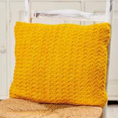 Diagonal Weave Cushion Knitting Pattern