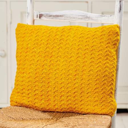 Diagonal Weave Cushion Knitting Pattern