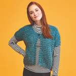 Simple Rib Gilet Knitting Pattern