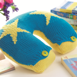 Travel Pillow Cover Knitting Pattern Knitting Pattern