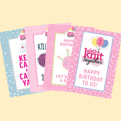 Let’s Knit Together 2nd Birthday Printables - Knitting Pattern