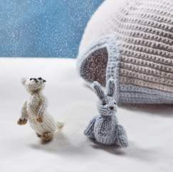 Arctic Animals Make-along Part One: Hare and Weasel Knitting Pattern