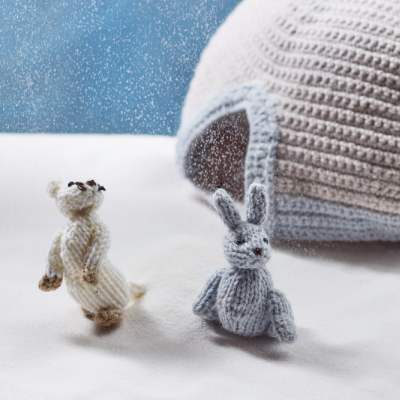 Arctic Animals Make-along Part One: Hare and Weasel