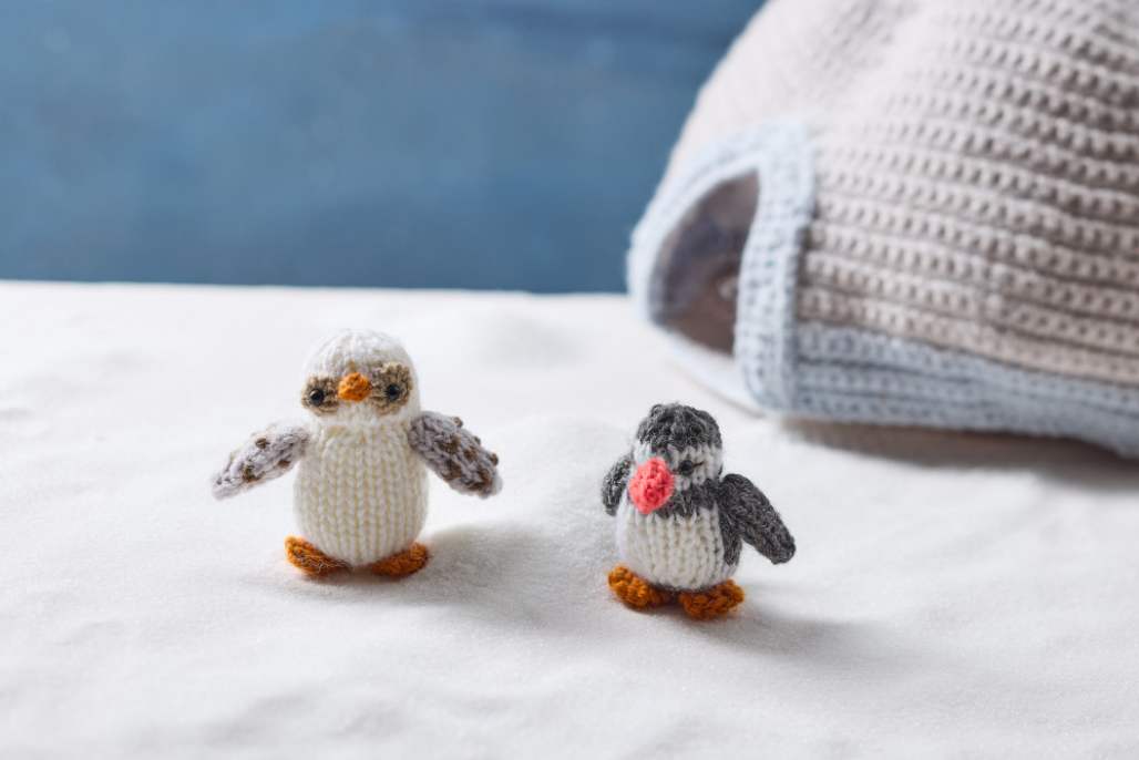 Arctic Animals Make-along Part Five: Owl, Puffin and Crochet Igloo