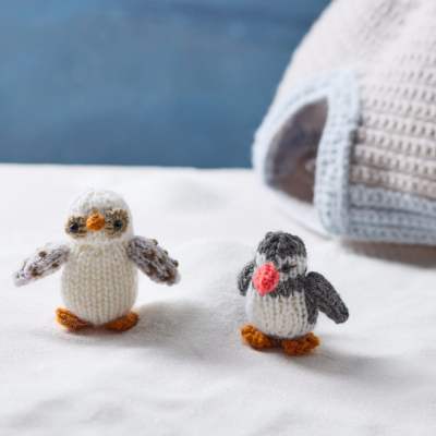 Arctic Animals Make-along Part Five: Owl, Puffin and Crochet Igloo