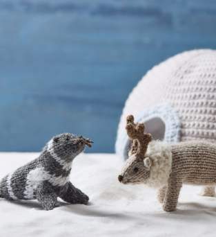 Arctic Animals Make-along Part Four: Seal and Reindeer Knitting Pattern