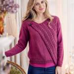 Stylish Asymmetric Cardi Knitting Pattern