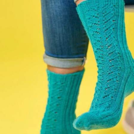 2 Fab Sock Patterns Knitting Pattern