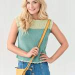 Easy Lace T-Shirt Knitting Pattern Knitting Pattern