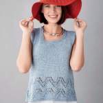 Denim Vest Top Knitting Pattern