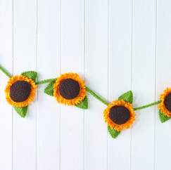 Sunflower Bunting Knitting Pattern