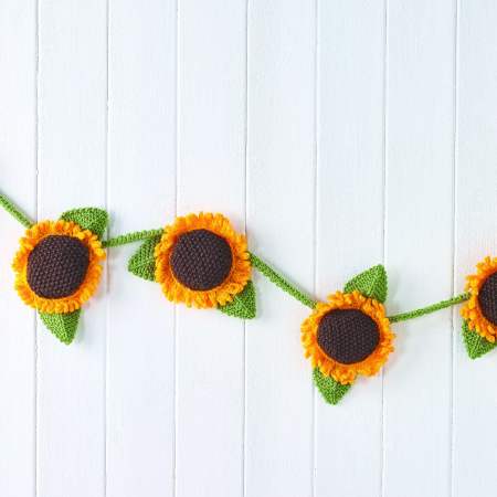 Sunflower Bunting Knitting Pattern