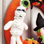 Halloween Wreath Decoration Knitting Pattern Knitting Pattern