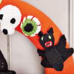 Halloween Wreath Decoration Knitting Pattern Knitting Pattern