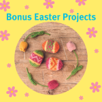 Easter tulips and eggs Knitting Pattern