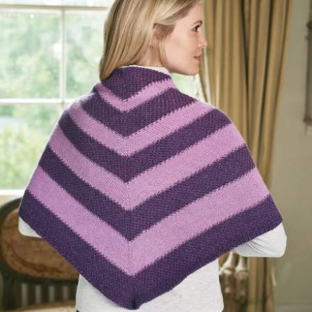 Stripe Shawl Knitting Pattern