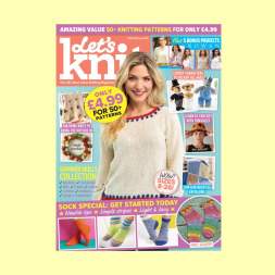 Let’s Knit Issue 209: Full Size Charts for Bonus Rowan Knitting Patterns Knitting Pattern