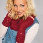 Alpaca armwarmers + cowl Knitting Pattern