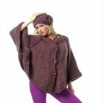 Chunky Cape and Hat Knitting Pattern